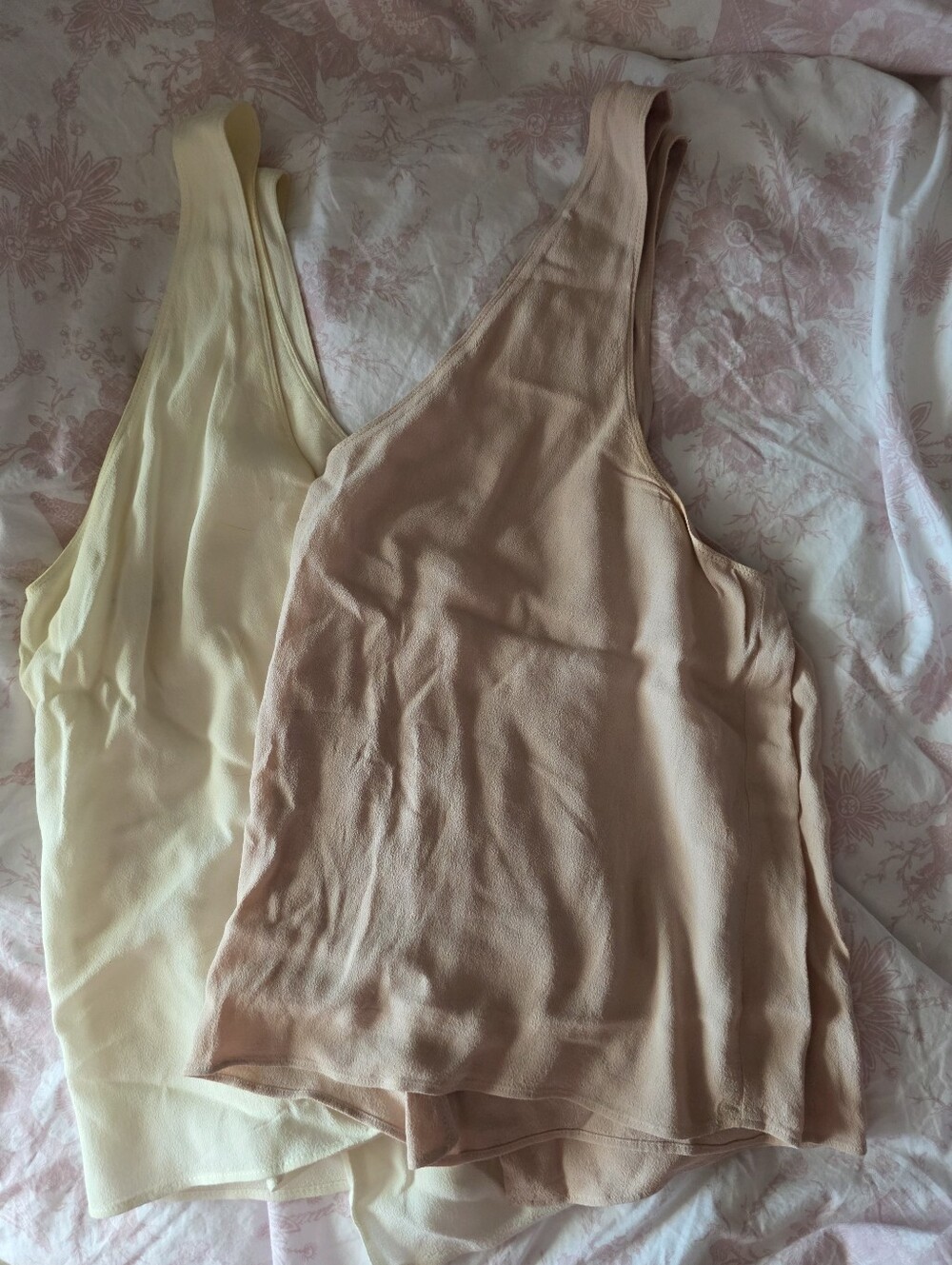 Aritzia Cropped Backless Tank Tops
